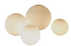 d35 d50 d80 30,00 40,00 60,00 120,00 142,00 218,00 Sfera Light Lampada in polietilene bianco,