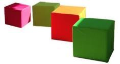 verde, fucsia, giallo, arancio 45x45x45 20,00 80,00 Pouf