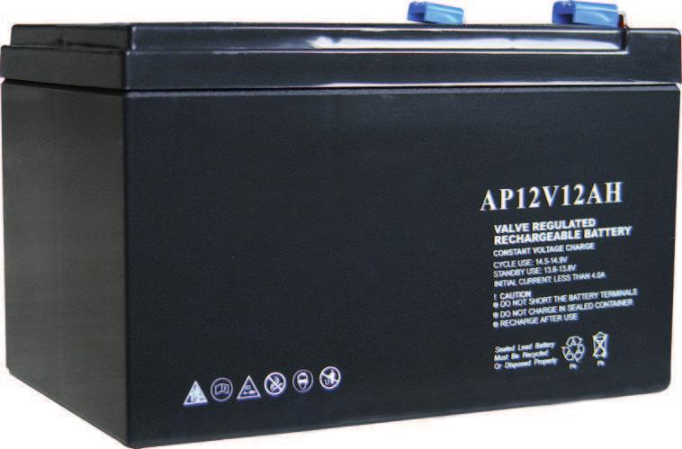 Batterie al Piombo 12 Volt 12 V. - 7,5 Ah 06.