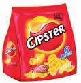 0, 98 CIPSTER multipack x6 g 132 ( 12,27) 1, 62 Patatine AMICA