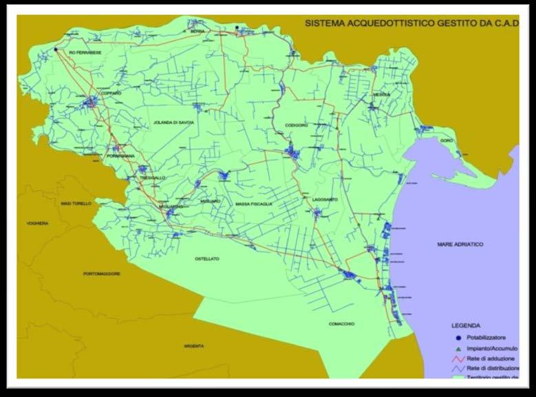 L ESIGENZA DEL TELECONTROLLO Il numero di installazioni idrauliche e la loro ripartizione geografica Gli obbiettivi: Assicurare un controllo permanente e a distanza delle installazioni Gestire gli