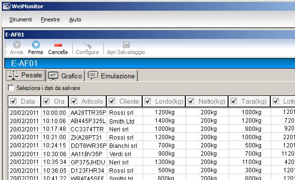 In questo modo è possibile lavorare con WeiMonitor anche a grande distanza, attraverso interfaccia Ethernet, Wifi, Radio 868Mhz oppure, in zone a rischio di esplosione, tramite fibra ottica o RS485.