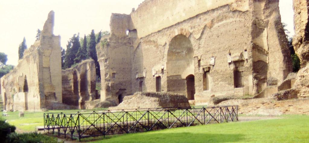 Roma terme di Caracalla: esedra
