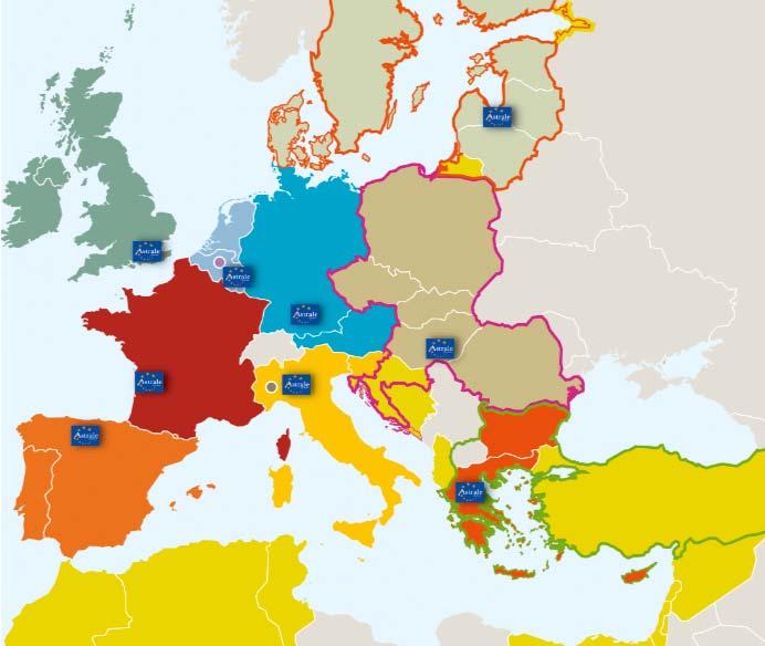 Il Team di monitoraggio Un Raggruppamento Europeo composto da: -9 compagnie partner - 9 uffici