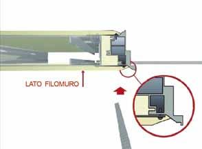 IRRIGIDIMENTO DAL NUCLEO-TELAIO IN DAL TELAIO IN ALLUMINIO.