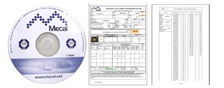 Numero di serie dell applicatore Splicing Splicing applicator s serial number CD con numero di serie e documentazione completa di Data Sheet,