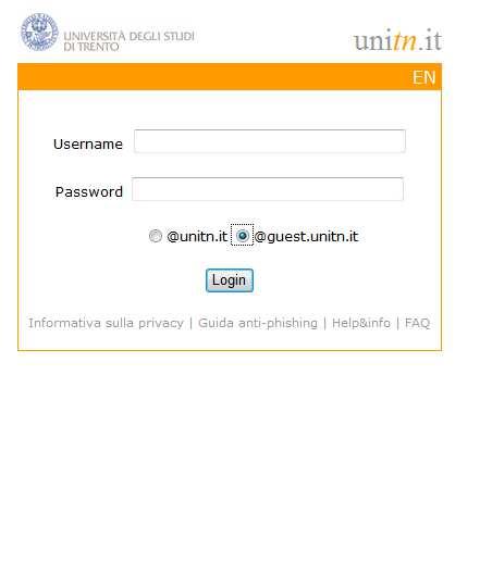 2. Credenziali di accesso al sistema Al momento della preimmatricolazione, hai ricevuto un nome utente ed una password (provvisoria) con i quali puoi accedere alla tua area riservata di Esse3; ti