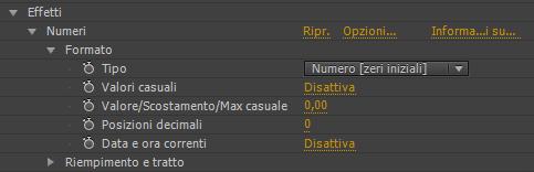 Infatti quando la speed è pari a zero, il parametro Motion Blur Samples vale 8, mentre quando la speed vale 5 tale parametro vale 8+8=16. 3.