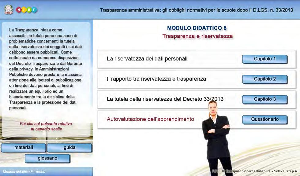 La Trasparenza intesa come accessibilità totale pone una serie di problematiche concernenti la tutela della riservatezza dei soggetti i cui dati debbono essere pubblicati.