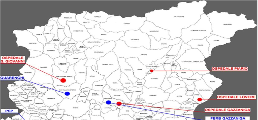 DISTRIBUZIONE OSPEDALI
