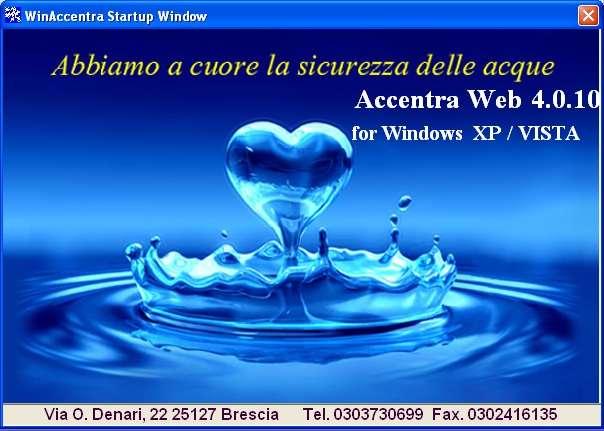 A.0.0 ACCENTRA WEB PER ACQUISIZIONE DATI Il programma AccentraWeb fornito, installato dall utente sui PC Accentratori di sorveglianza ( 1 principale +max 3secondari), permette per acquisire i dati e