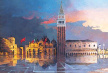 Venezia: Vista immaginaria di un