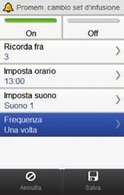 10 10 NOTA Per ascoltare il suono di un promemoria, selezionare accanto ad esso.