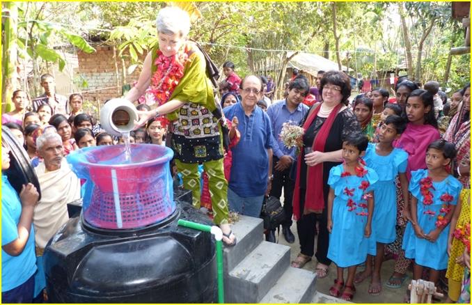 Il villaggio di Faizullapur si trova nel distretto di Satkhira (Bangladesh) ed era soggetto ad una pesante crisi idrica.