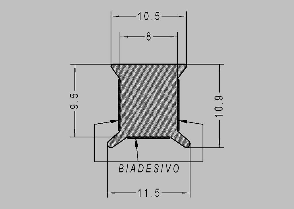 TRASPARENTE + BIADESIVO 18