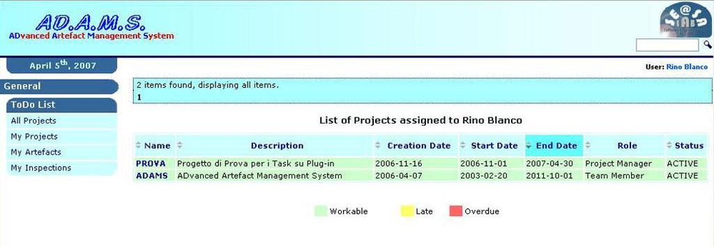 Engeneering - Nuova funzionalità: Project Resources Visualisation La Change Request, richiede di andare ad inserire una nuova funzionalità che consenta di visualizzare l elenco di tutte le risorse