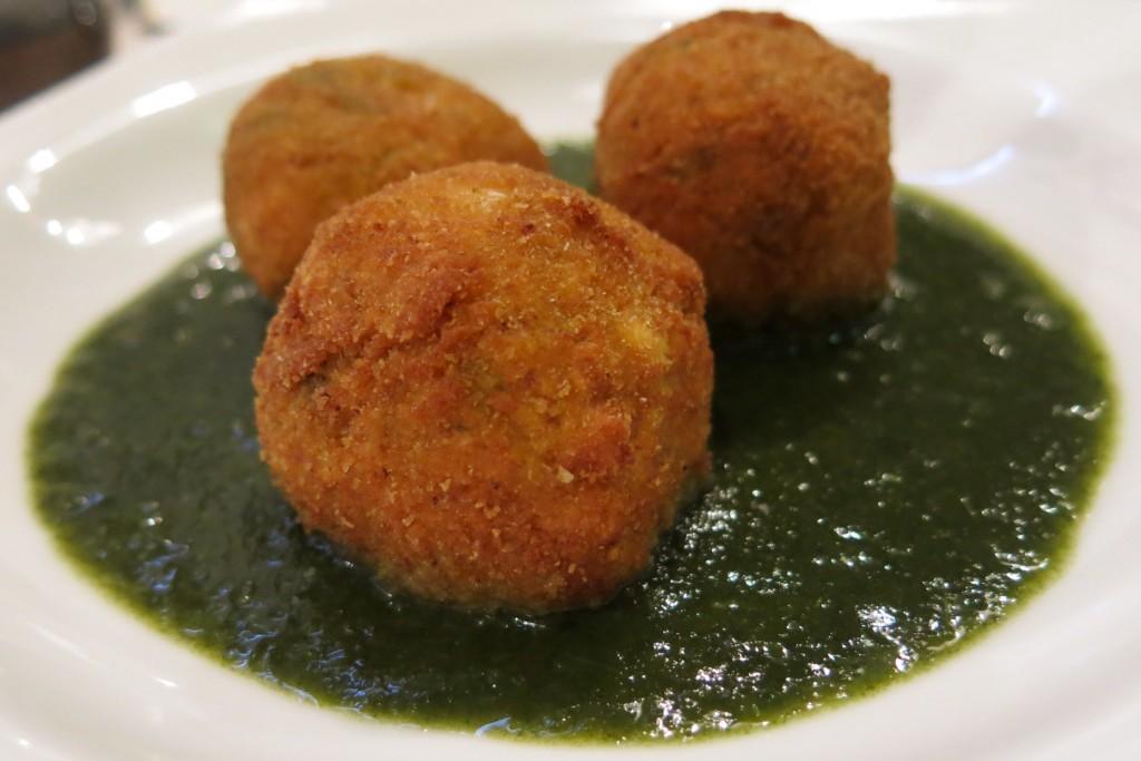 Secondo Polpette al finocchietto con crostoni al