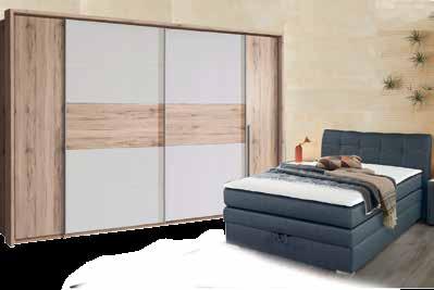 1.174, 00* 301, 699, 00 LETTO BOXSPRING, 140x200 cm, colore: blu, con molle metalliche,