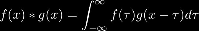 Convoluzione La moltiplicazione di due funzioni nel dominio delle frequenze