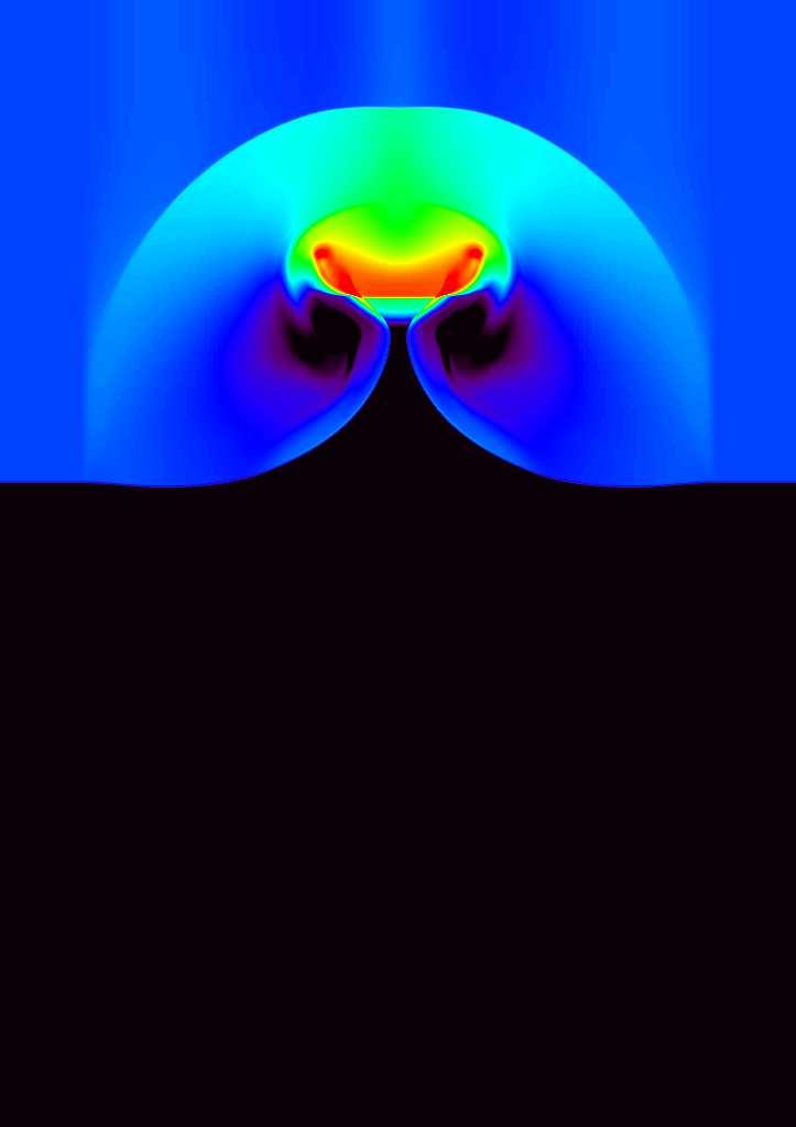 conduzione termica, ed esplorare due casi caratterizzati da diverso numero di Mach dello shock