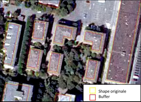 Creazione di un «buffer» per lo shapefile che meglio identifichi i contorni