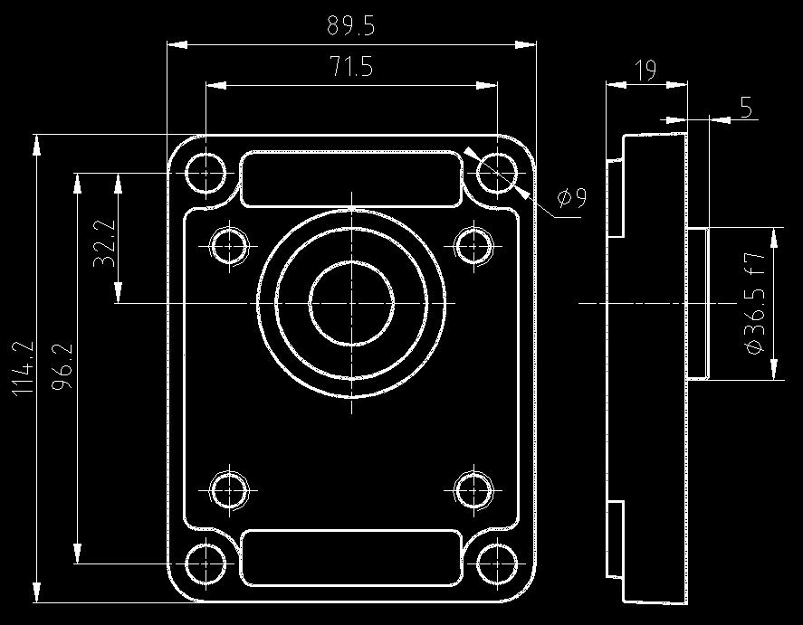 Cast iron C4 C7 D3 D2 C 4 D 3 NOTA : Materiale Ghisa NOTE :