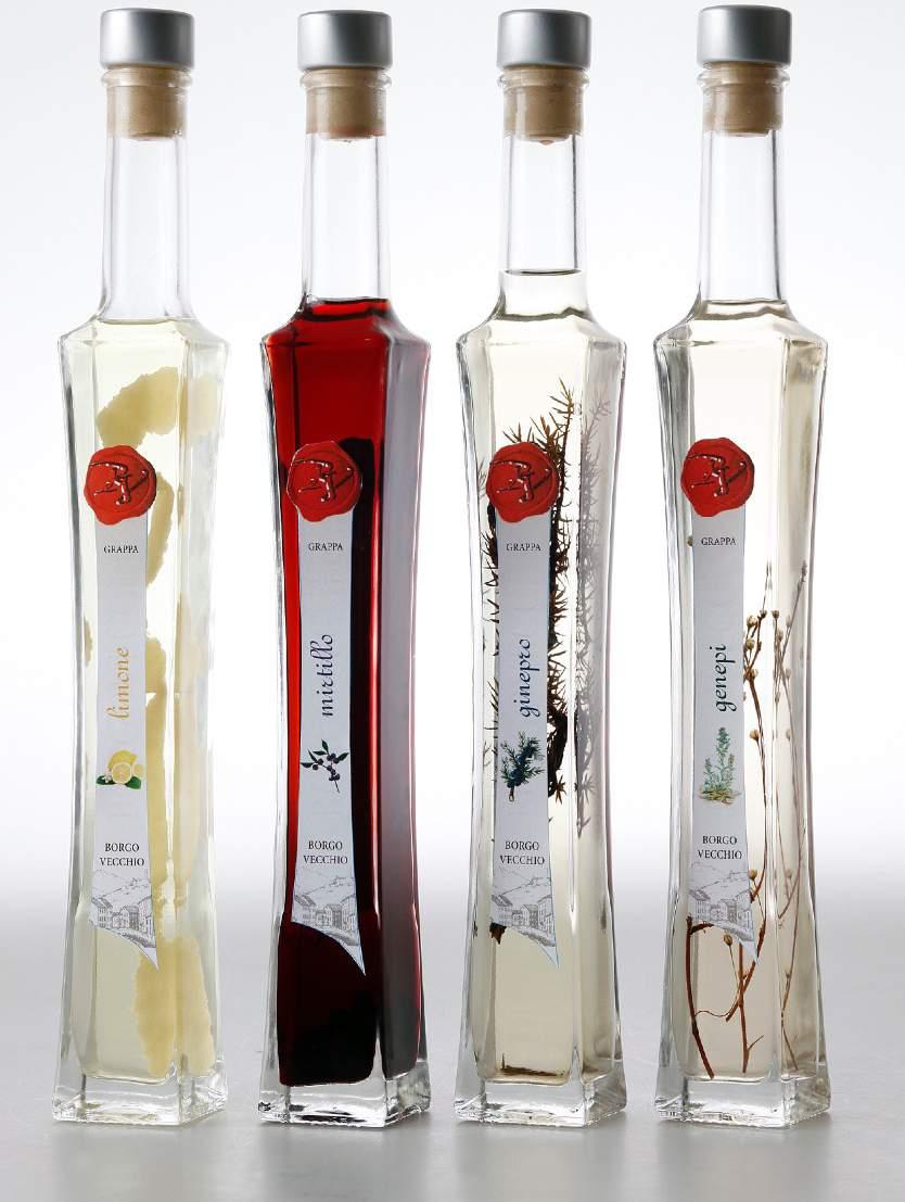 STILO GRAPPA Aromatizzata al limone : cod 13837 200ml 40%vol GRAPPA Aromatizzata al mirtillo : cod 13844 200ml 40%vol