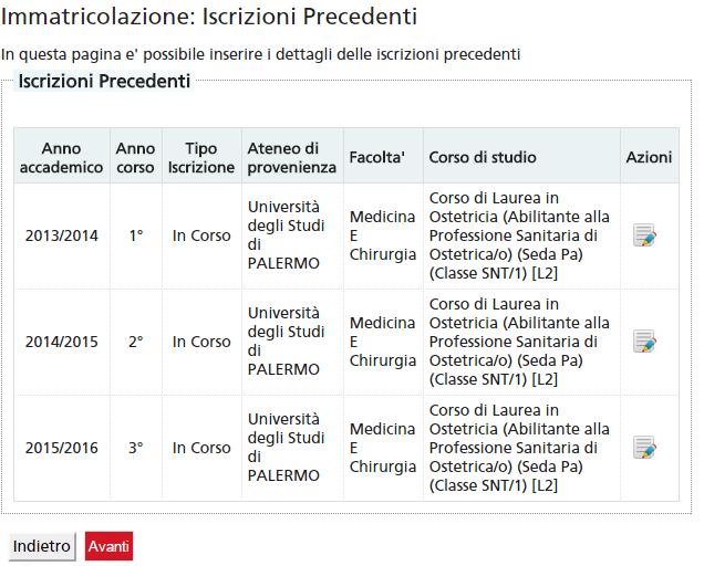 Attraverso l icona a forma di foglio è