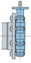 Localizzazione passaggio tiranti localization passage pulling PN 6 PN10 PN16 Ghisa