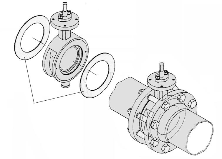 - Gli anelli di tenuta sono disponibili in due materiali diversi: R-PTFE max 230 C Inconel max 450 C. - Non richiede manutenzione. - Lunga durata anche in condizioni critiche.