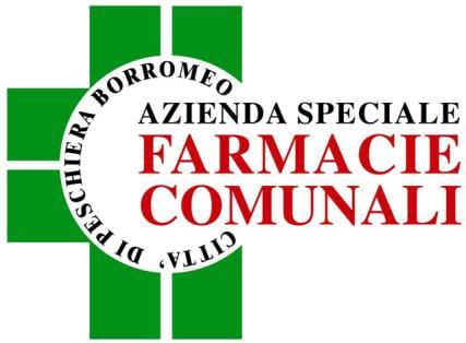 AZIENDA SPECIALE FARMACIE COMUNALI Via Gramsci N. 38-20068 Peschiera Borromeo Telefono: 025473859 Fax: 025473859 e-mail amministrazione@farmaciecomunalipeschiera.it Codice fiscale N.