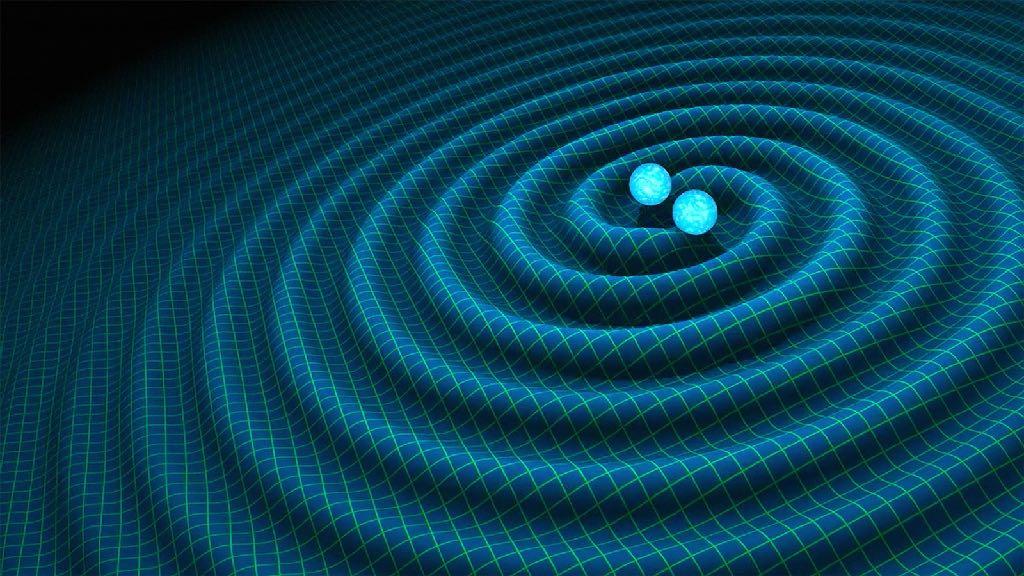 Due stelle di neutroni che ruotano una intorno all altra emettono onde gravitazionali e si avvicinano!