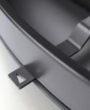 maniglia RegiStRo PoRtiNa 3 4 5 6 ergonomica antiscottatura è in gomma siliconica per facilitare al massimo le operazioni di apertura/chiusura del