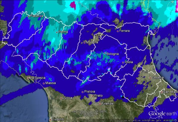 Tabella 4 Cumulata di precipitazione dal 24 al 25 maggio 2013(>40 mm) DATI VALIDATI PREC(mm) NOME STAZIONE COMUNE PROV 59.8 Castellazzo Villanova Sull'Arda VILLANOVA SULL'ARDA PC 50.