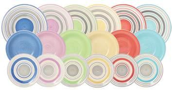 fondi cm 21 6 piatti dessert cm 19 18 pcs table set 6 dinner plates 27 cm 6 soup plates 21 cm 6 dessert plates 19 cm LS170185501 8000257831176 STONEWARE stoneware MULTICOLOR servizio tavola 18 pezzi