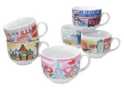 IR016213381 8000257687124 CONFEZIONE 6 TAZZE CAFFÈ C/P CC 100 set of 6 espresso cups & saucers 100 cc