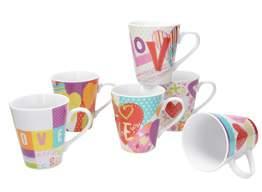 IRIS LOVE MUG CONICO CC 300 mug 300 cc IR014303380 8000257686783 TAZZA COLAZIONE S/P CC 400 cup without saucer 400 cc IR017403380 8000257686813 TAZZE IN PORCELLANA porcelain cups and mugs PORCELLANA