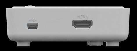 Ingresso HDMI 4 4. Spia di stato (blu fisso = accoppiato) 3 1 2 RICEVITORE ("Rx"!) 1. Ingresso di alimentazione Mini-USB 2. Uscita HDMI 3.