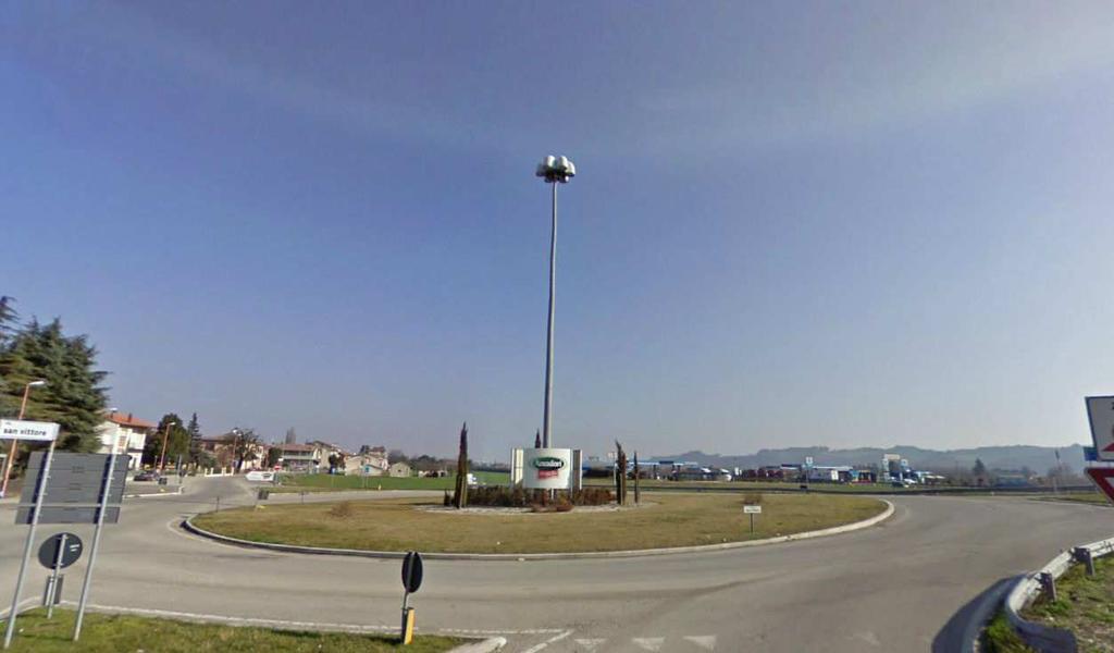 A9) Area verde posta nella rotonda San Vittore. In loc. San Vittore, fra le Vie San Vittore, Del Rio e Via Venti. L'area è posta all'interno della rotatoria che raccorda n. 4 strade. 1.