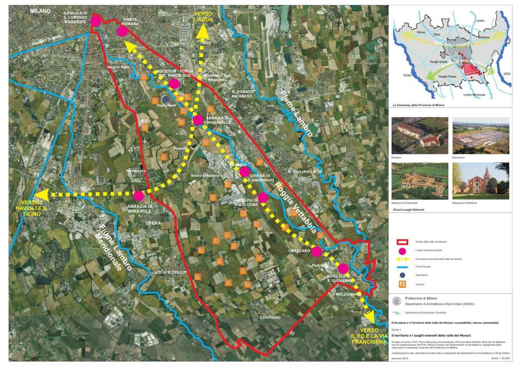 Il territorio e i luoghi notevoli della valle