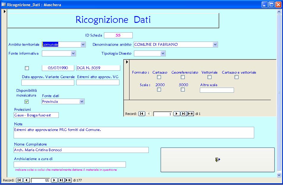 ESEMPIO: ANALISI DATI PRG A.G.I.R.E. POR - Bari 17/18.