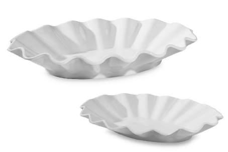 INSALATIERA FOGLIA LEAF SALAD BOWL 207149 D: CM. 42X19,5 H: CM.,5/4,7 3 3 207150 D: CM. 50X23 3 3 H: CM.