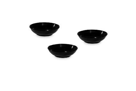 FINGER PIATTINO BIANCO FINGER FOOD SMALL WHITE PLATE FINGER PIATTINO NERO FINGER FOOD SMALL BLACK PLATE 207104 D: CM. 7 24 24 H: CM.