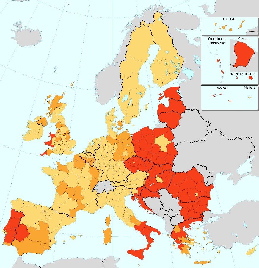 La solidarietà in campo: la politica di coesione dell UE 2014-2020: 352 miliardi di euro investiti in infrastrutture, imprese, ambiente e formazione dei lavoratori a favore delle regioni più povere e