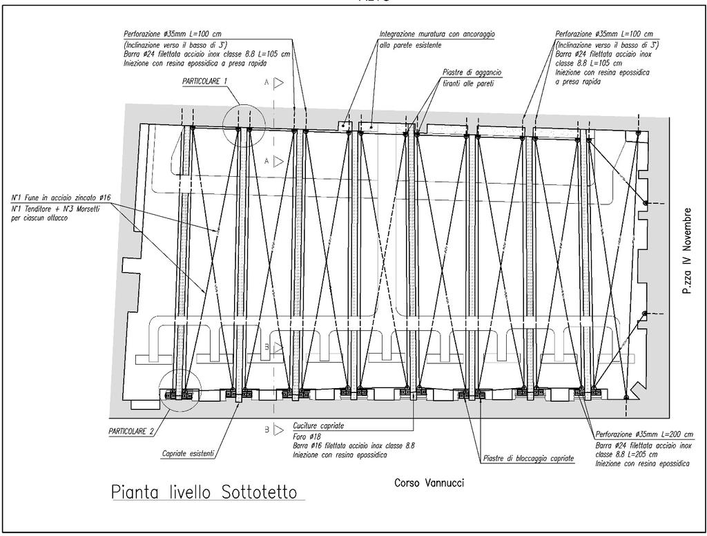 Controventamento di una copertura con struttura portante costituita da