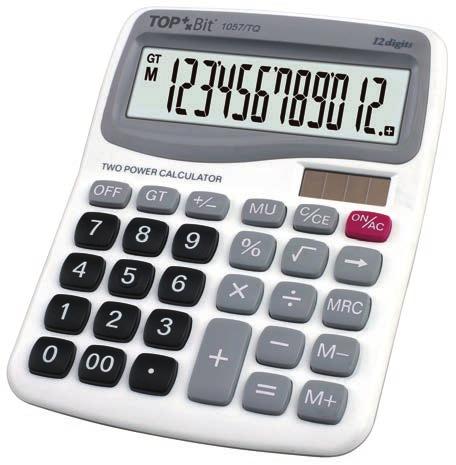 TQ 1005 Calcolatrice da tavolo con 4 tasti di memoria.