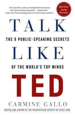 MATERIALE DIDATTICO Talk Like Ted : The 9 Public-Speaking Secrets of the World's Top Minds by Carmine Gallo Ideas are the true currency of the twentyfirst century.