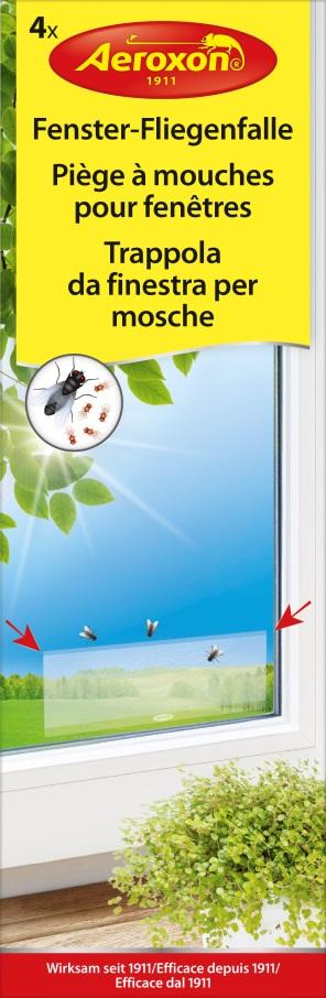 Trappola da finestra per mosche Metodo ecologico e di provata efficacia per liberarsi delle mosche in tutte le stanze Attira e intrappola mosche e moscerini della frutta Discreto (transparente)