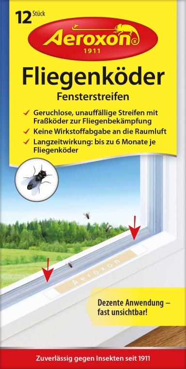 Striscia contro mosche per la finestra Composizione: Azamethiphos 4,9 mg/g* Metodo modesto ed altamente efficace per liberarsi delle mosche in tutte le stanze Inodore, non rilascia fumi o vapori nell