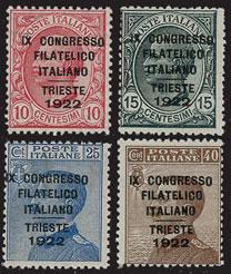 Molto belli (108/112) E 50,- 134 1922 - Congresso